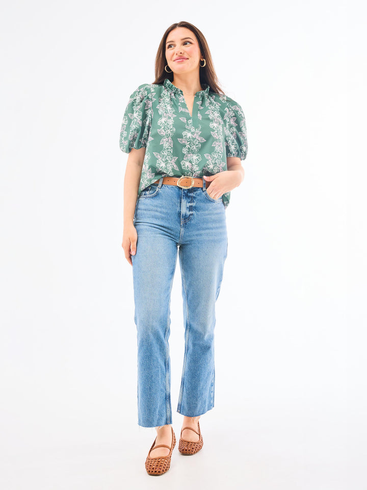 Puff Sleeve Garden Top