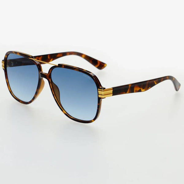 Spencer - Tortoise Blue Sunglasses