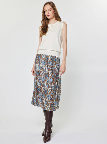Sleeveless Henley Knit Vest