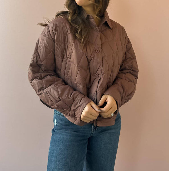 Down Button Jacket