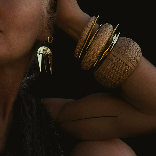 Rattan Bangle - 3 size options
