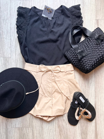 Crochet Sleeve Top