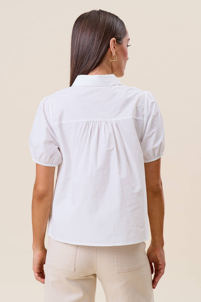 Cutwork Collar Blouse