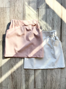 Vegan Leather Pocket Skirt