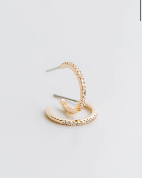 Hoop Bar Hoop Earrings