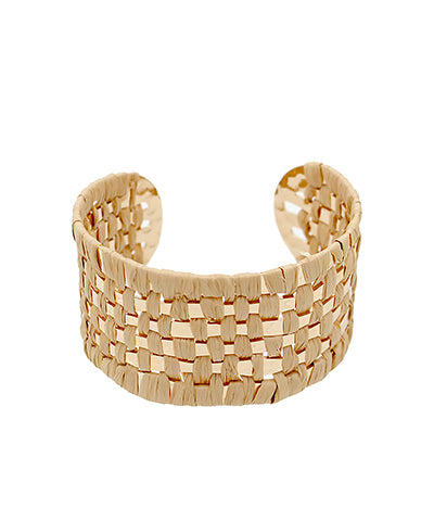 Raffia Cuff Bracelet