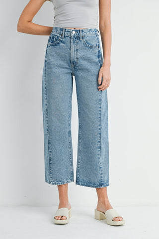 Barrel Jean Twist - Medium Denim