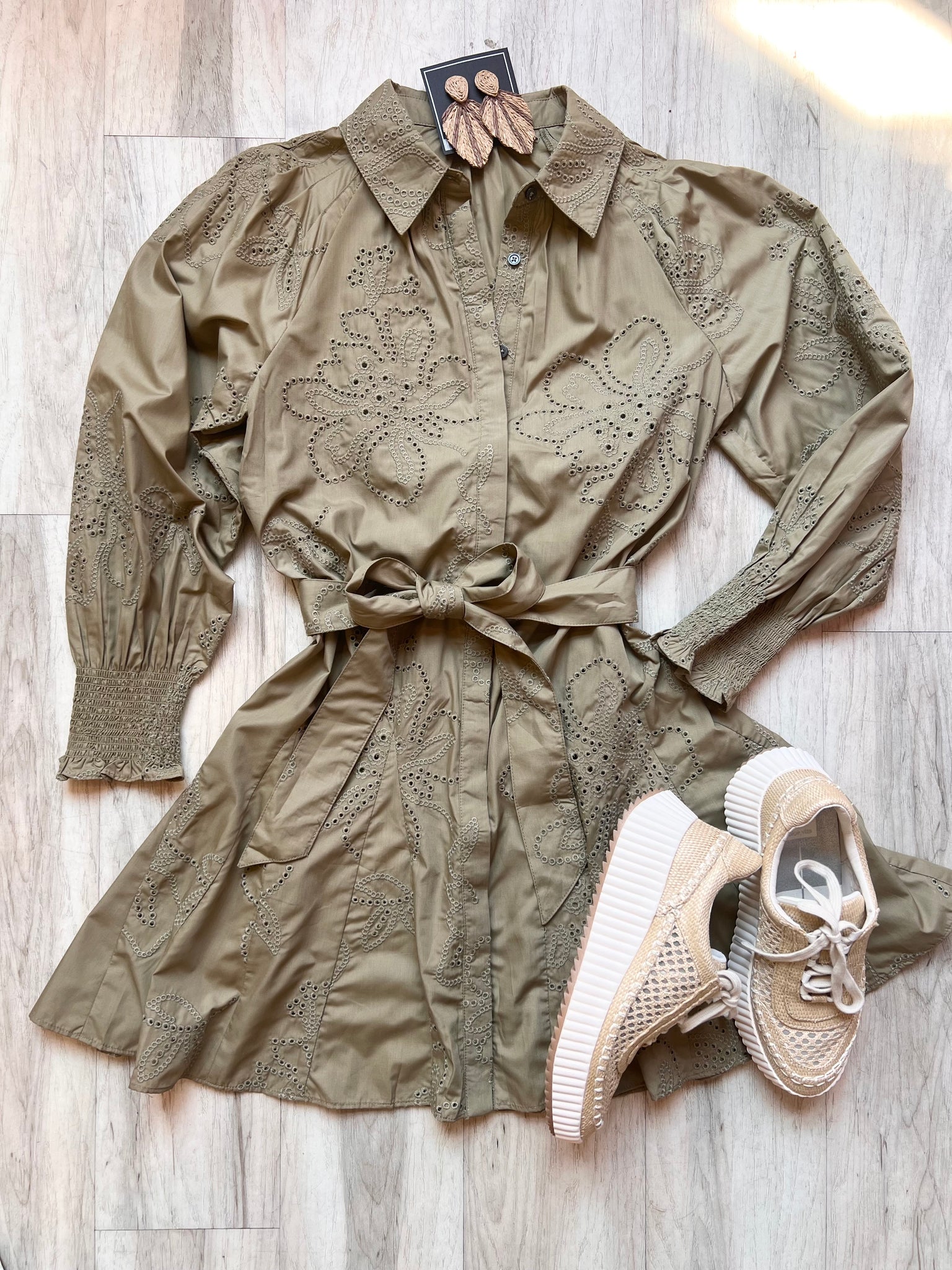 Belted Mini Dress