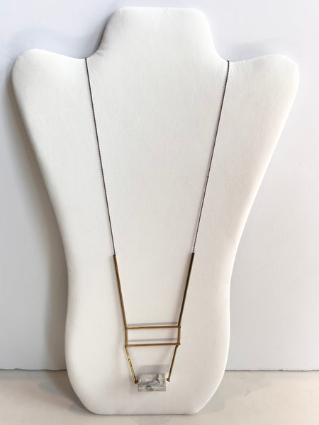 Deco Geometric Necklace