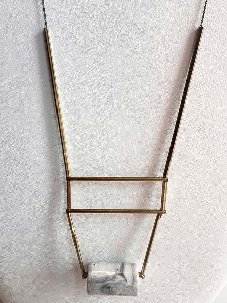Deco Geometric Necklace