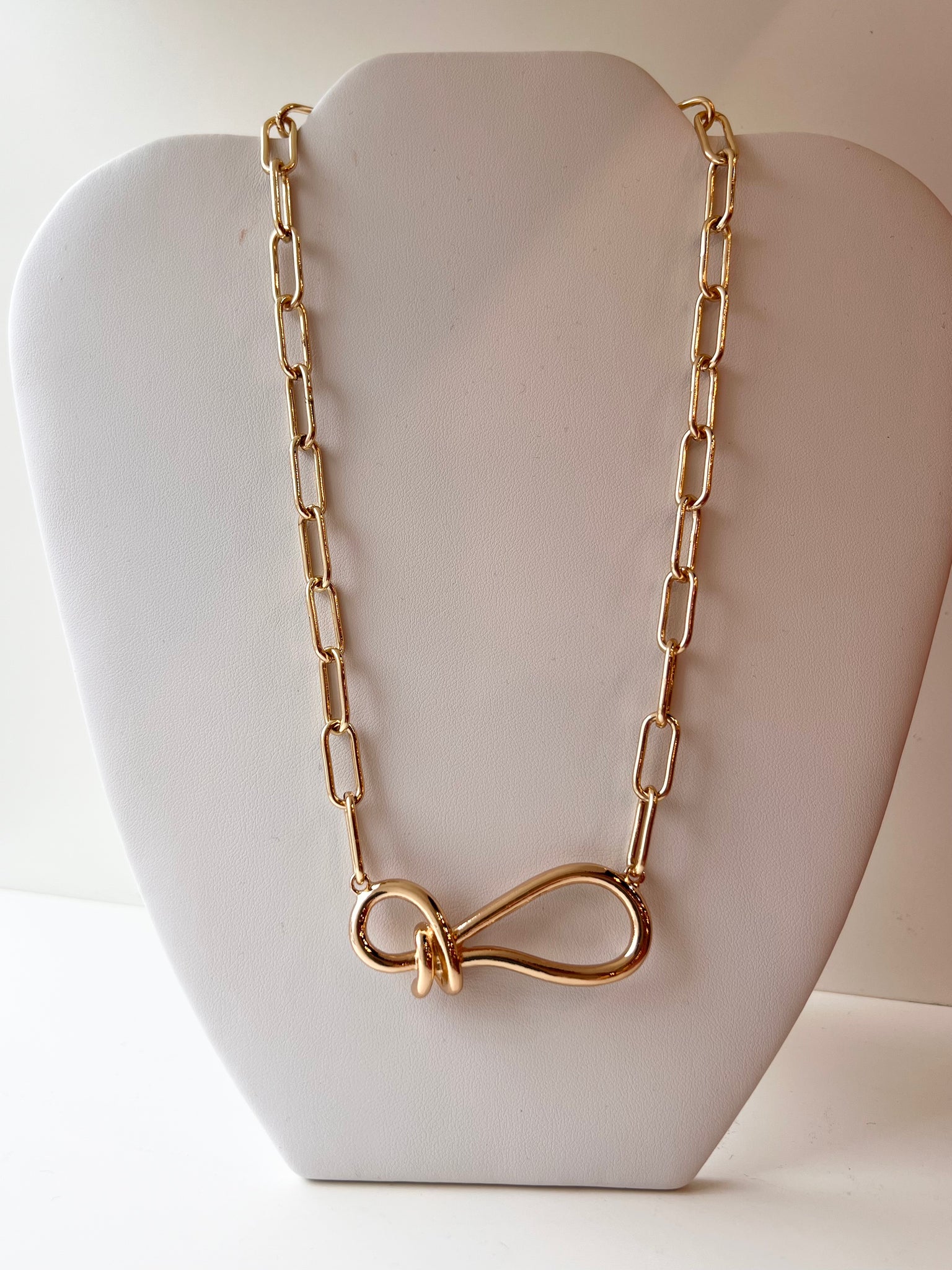 Golden Knot Necklace