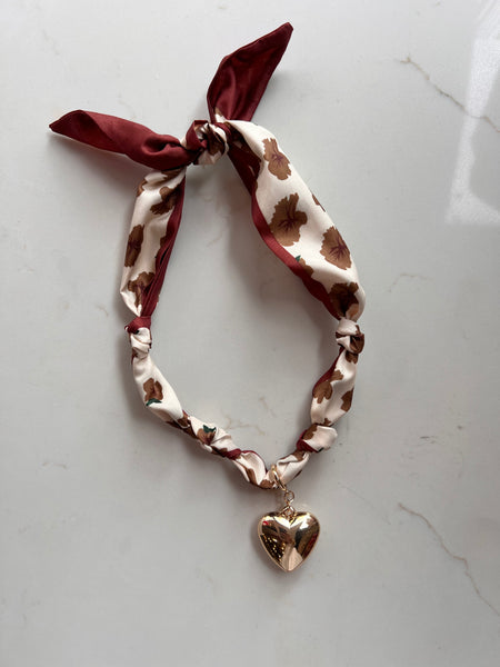 Scarf Charm Necklace