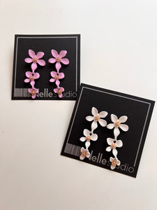 Triple Bloom Earrings