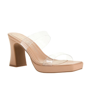 Double Strap Block Heel