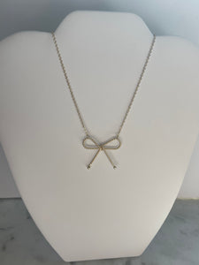 Bow Pendant Necklace