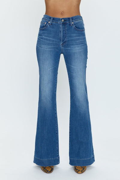 Kingsley Mid-Rise Flare- Spindler Wash