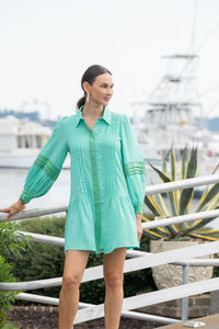 Delaney Dress - Electric Green