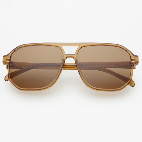 Billie Aviator Sunglasses - Brown