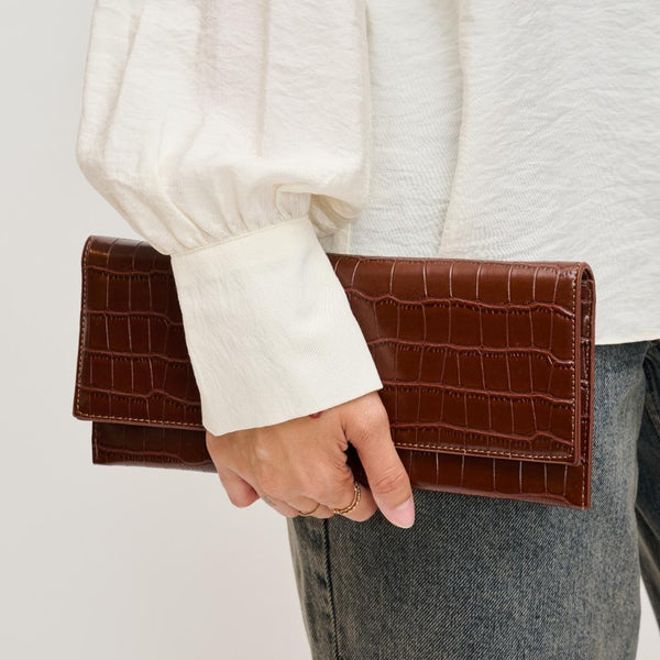 Vegan Croc Clutch