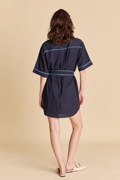 Stitch Trim Dress