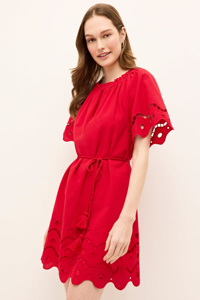Tegan Dress - Fresno Eyelet