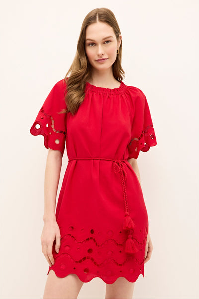 Tegan Dress - Fresno Eyelet