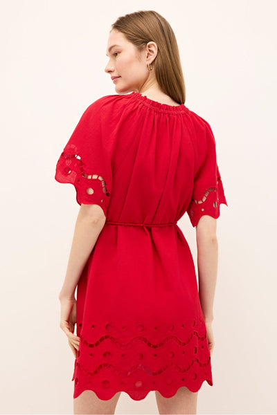 Tegan Dress - Fresno Eyelet