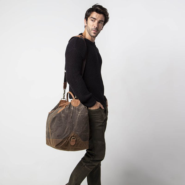 Men's Waxed Canvas Luggage Collection