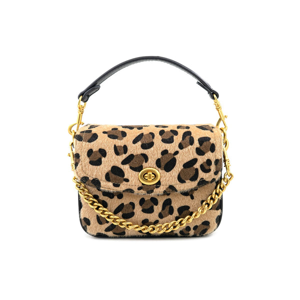 Calf Hair Toggle Crossbody