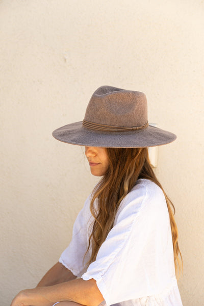 Beacon Mesh Packable Hat - Taupe