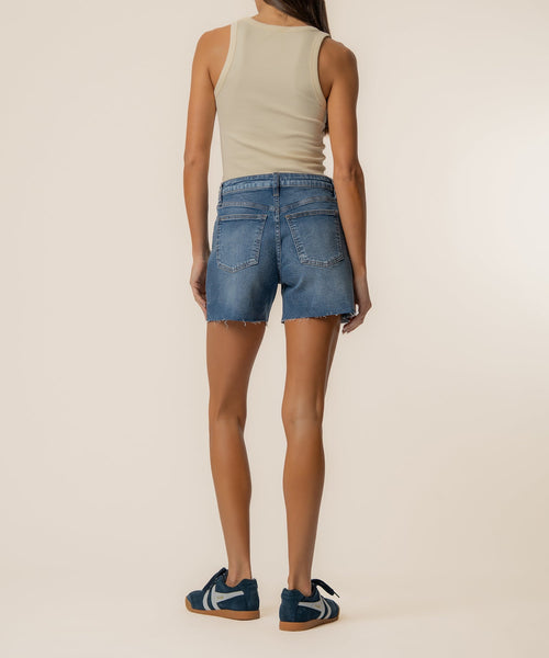 Jane High Rise Denim Shorts