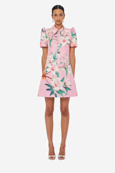 Brooke Dress - Floral Pink