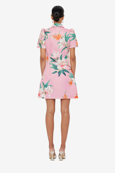 Brooke Dress - Floral Pink