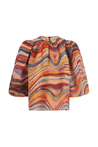 Harly Top - Ammolite Stripe