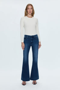 Kinsley Mid Rise Flare - Modern Wash