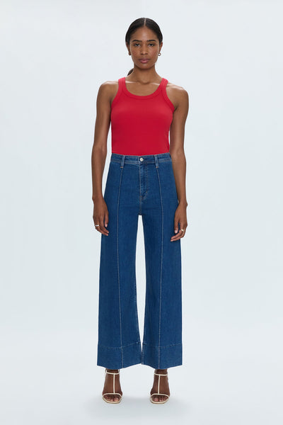 Penny Ankle Pintuck Jean