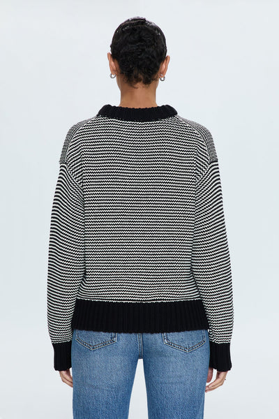 Midnight Stripe Jadine Sweater