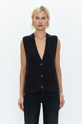 Chance Button Sweater Vest