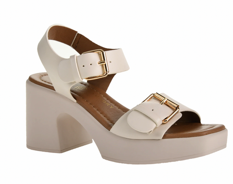 Buckle Block Heel