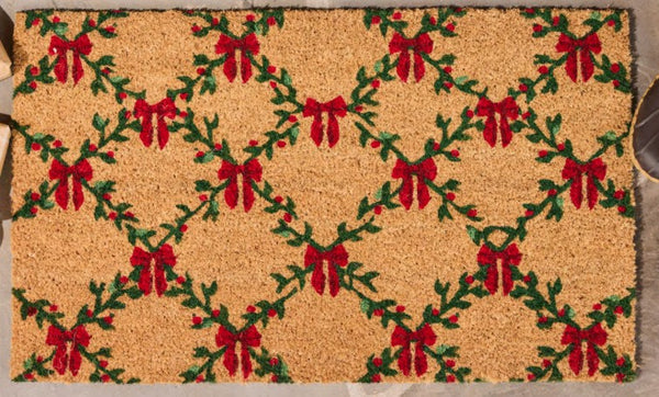 Holiday Trellis Doormat