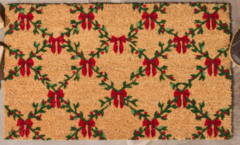 Holiday Trellis Doormat