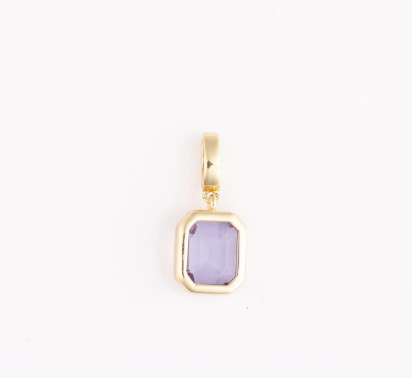Zoe Charm Bar Birthstones