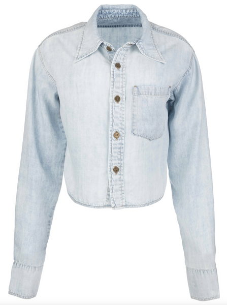 Light Wash Denim Top