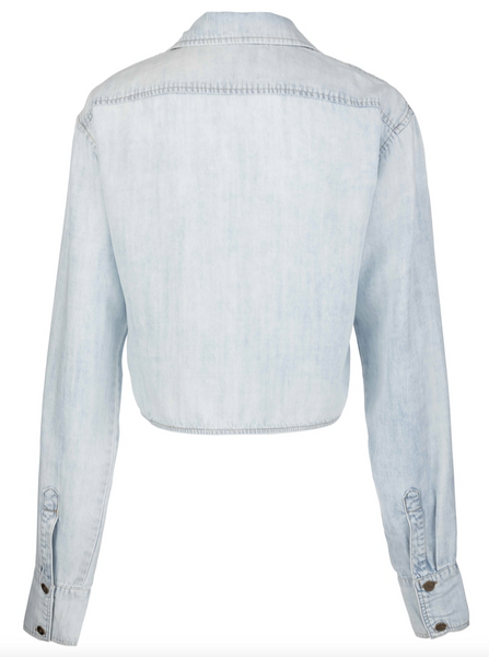 Light Wash Denim Top