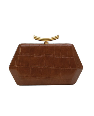 Croc Clutch Handbag