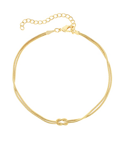 Double Strand Knot Bracelet