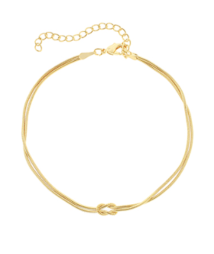 Double Strand Knot Bracelet, Necklace