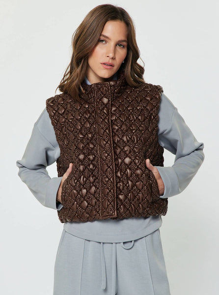 Diamond Quilted Puffer Vest