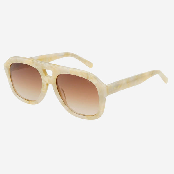 Voyager Acetate Oversized Aviator Sunglasses