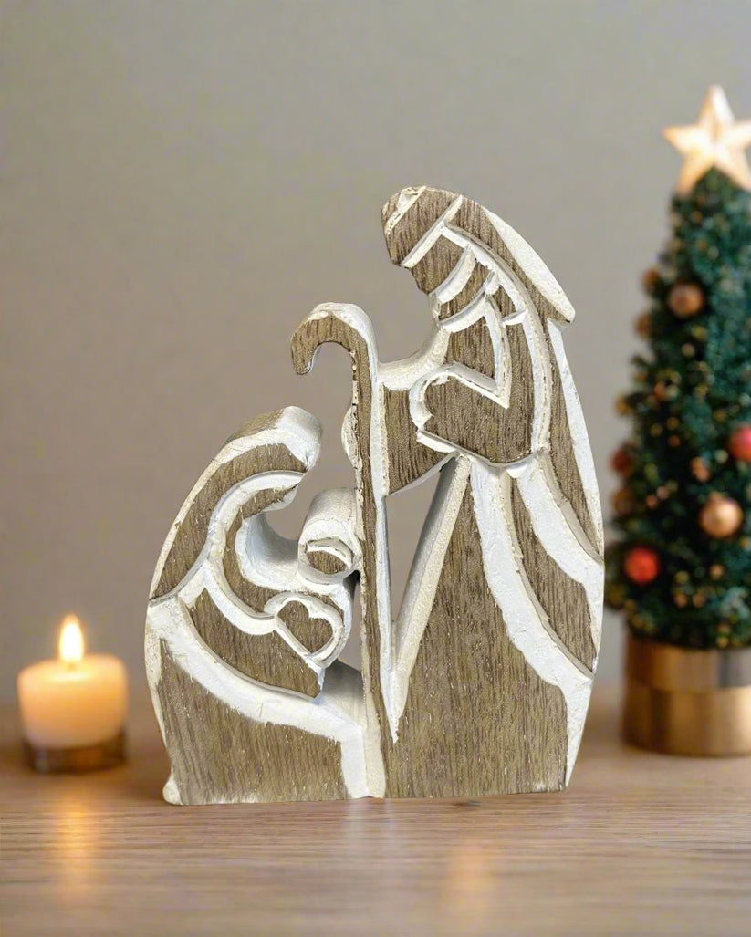 Carved Nativity